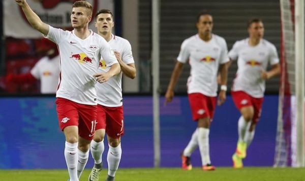 莱比锡红牛青春军发力客场击败勒沃库森升次席